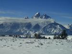 Winter Scene #5 - Grand Teton Mountains, near Jackson, Wyoming