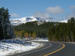 Winter Scene #9 - U.S. Highway 16, Bighorn National Forest, west of Buffalo, Wyoming